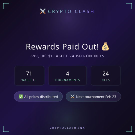 Crypto Clash ⚔️ tweet media