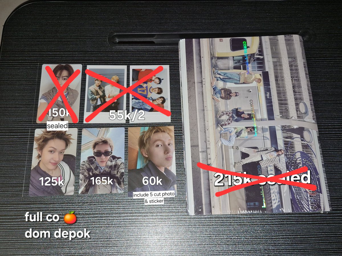 update availability! sisa aab martin yaa. take all jadi 325k ajaa, inc packing &amp; admin ^___^ 

t. wts want to sell pc photocard grup cortis martin sg26 season greetings 2026 vinyl AAA sticker pob 5 cut photo printilan aab sg26