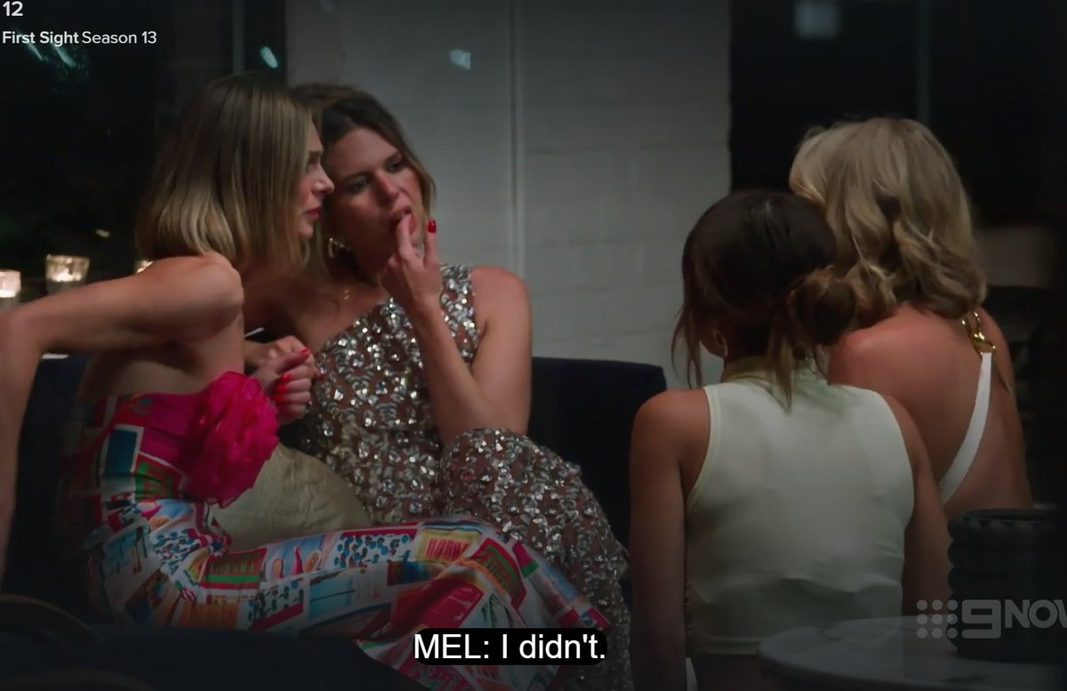#MAFSAU Token mean girl Mel - as stupid as she is didn't hear him say it. 3 girls trying to get Bec to see through the bullshit - and she's still believing Gia and Brook - OMFG this is getting painful