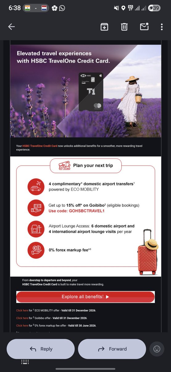 traumatizerr's tweet photo. HSBC travel one mega revaluation.. Now offers 4 domestic transfers.
@TechnoFino @CardMavenIn @cardinsider #ccgeek @nebula_world @ProfessorCardz @imYadav31 @iSatishAgarwal @Furtive_Glances @AmazingCreditC @creditkeeda @cards_wizard @milespointspro @Kenu73
@SartanparaYash @ccg33k https://t.co/jJ8Bhw4RK0