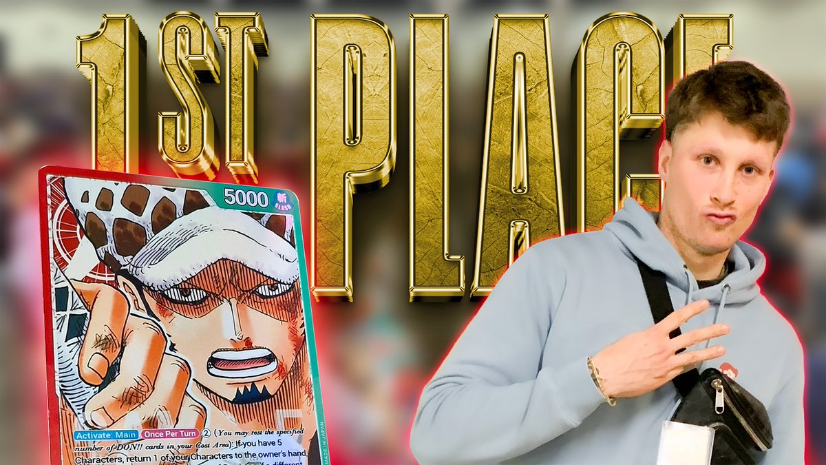 LuigiAmatoTCG's tweet image. An OP01 deck just WON a 234 players event 😈
Red/Green Law takes 1st place in the first EB03 + EB04 meta tournament in Europe. @SamuPao9
Full breakdown &amp;amp; deck profile 👇

youtu.be/4zAfQj2nJ-g?si…

#OnePieceTCG #onepiececardgame #eb03