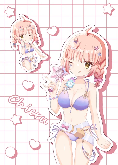 冬なので水着絵を再掲しよう(?)