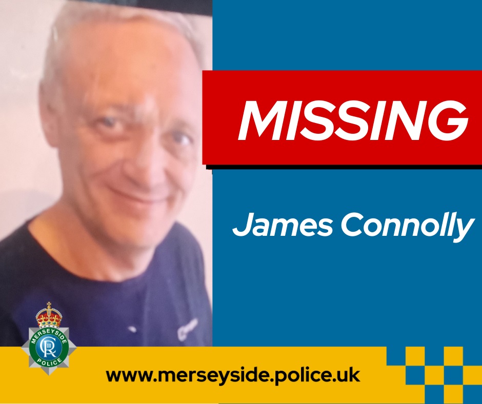 MISSING | We are appealing for help in finding #missing 40-year-old James Connolly from #Anfield in Liverpool. James was last seen at his home in Anfield at around 2am this morning (Wednesday 18 February). Have you seen him or do you know where he is? DM <a href="/MerPolCC/">Merseyside Police Contact Centre</a> or