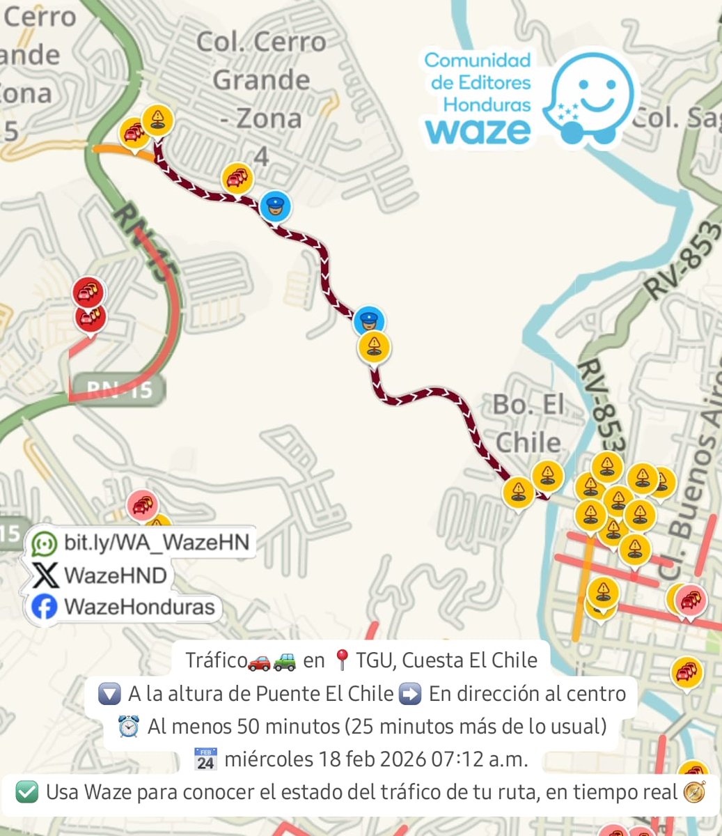 Trafico en Tegus tweet media