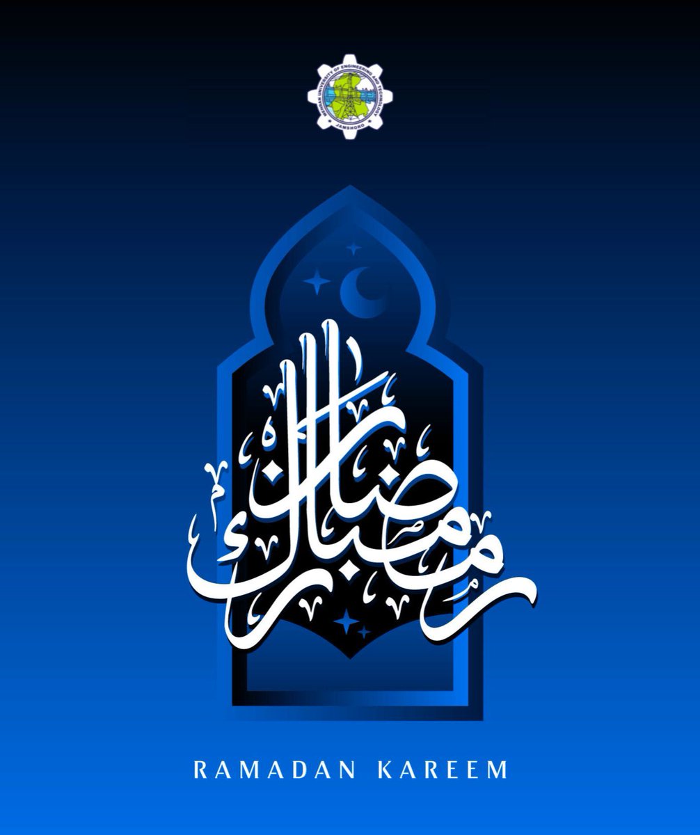 Ramadan Mubarak from Mehran University of Engineering and Technology 🌙

May this blessed month inspire reflection, strengthen our values, and renew our commitment to knowledge and compassion. Wishing our students, faculty, and staff a peaceful and rewarding Ramadan.
