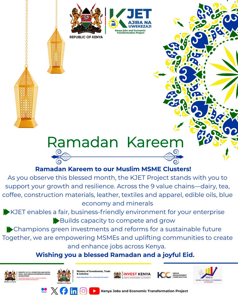 Kenya Jobs and Economic Transformation Project tweet media