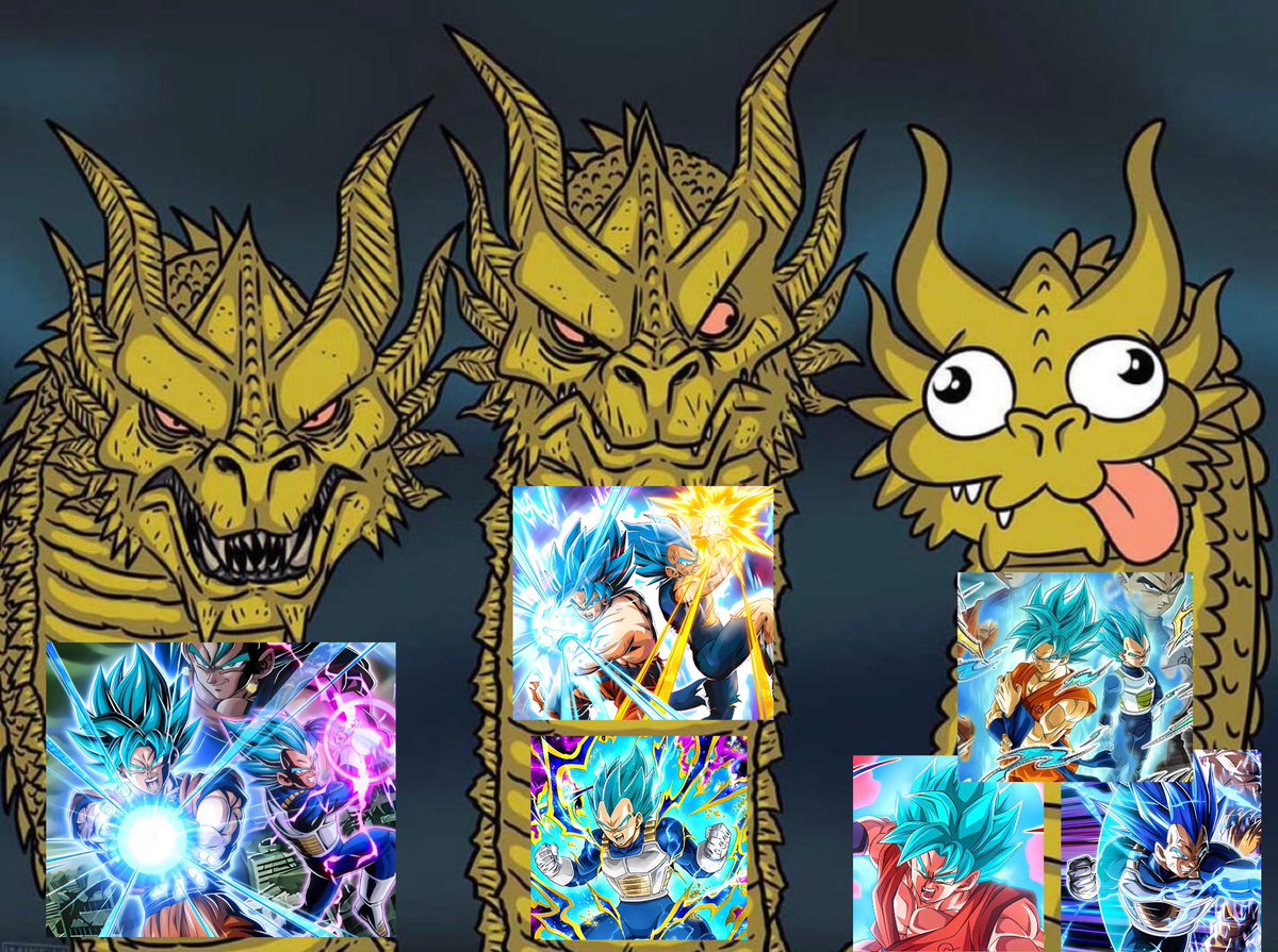 This is what the SSB unit has looked like in Dokkan over the past year until now.