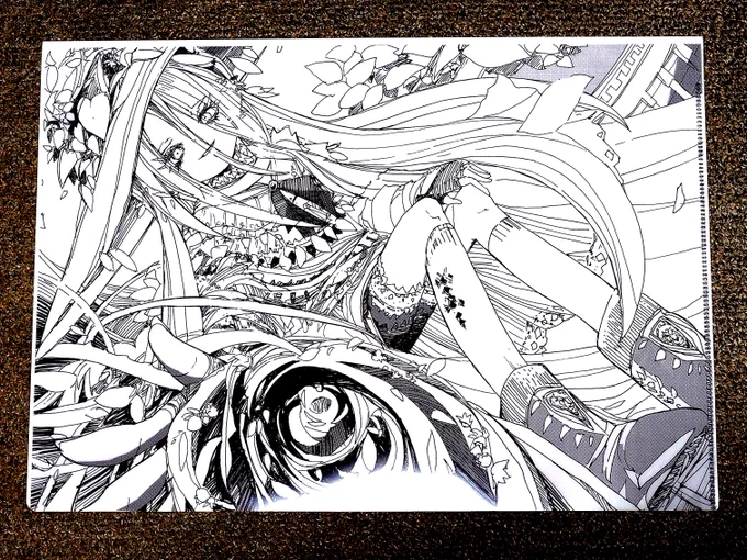 #COMITIA155 #コミティア155 #oc

新作クリアファイルのおもて側 