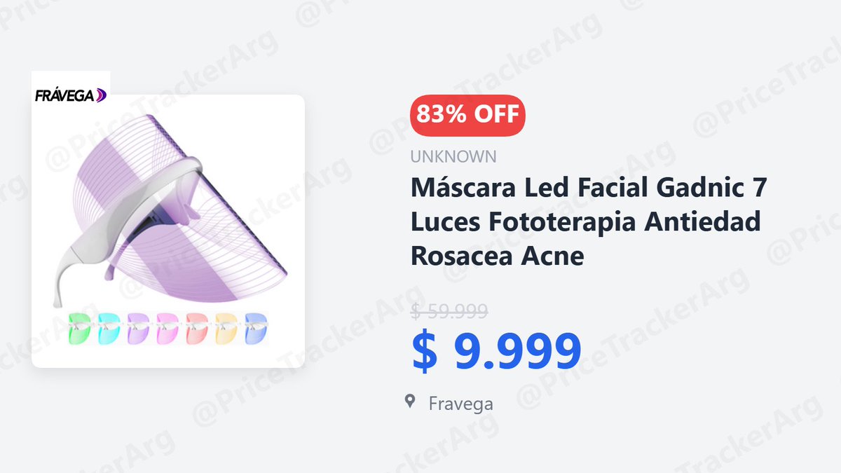 🔥 Máscara Led Facial Gadnic 7 Luces Fototerapia Antiedad Rosacea Acne

🔥 83% OFF!
$ 59.999 → $ 9.999

🏪 Fravega

🔗 fravega.com/p/mascara-led-…