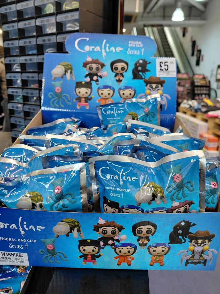 hmvSheffield's tweet image. Back in stock!!! 📣📣📣
#Coraline #bagclips
Series 1 &amp;amp; Series 3
Grab them whilst stock lasts! 
#Collectables #figures #PopCulture
🛍🎒😍👍