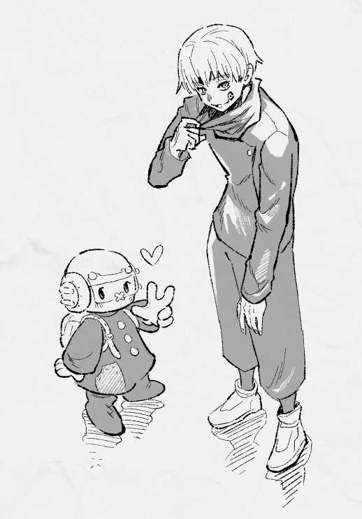 [呪術廻戦：狗巻棘]
実は呪術廻戦は未読で、周りからの話を聞いて読んでみたいな～と思っているところです。狗巻棘さんはネットで調べて描きました。
バツイチってなんだ？と考えていたら、私が描...
続き→marshmallow-qa.com/messages/9c4f9…