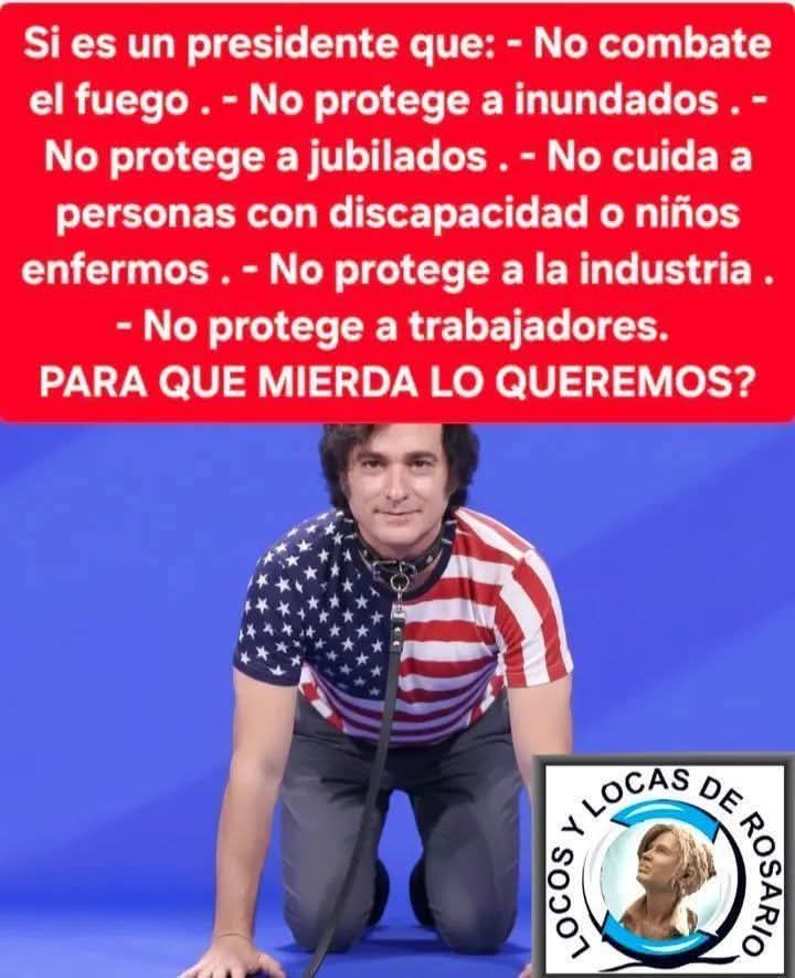 <a href="/Cadena3Com/">Cadena 3 Argentina</a> <a href="/argentina12ok/">Argentina|12</a> <a href="/LagartoShowOk/">El Show del Lagarto</a> <a href="/mendeztomascba/">Tomás Méndez</a> <a href="/eldoceoficial/">eldoce</a> <a href="/LLA_Cba/">La Libertad Avanza Córdoba</a> <a href="/Cba24Ncomar/">cba24n Oficial</a> <a href="/FMRadioPopular/">La Popu</a> <a href="/Gatosylvestre/">Gustavo Sylvestre</a> <a href="/DanteForesi/">Dante López Foresi</a> <a href="/DataDiario/">Data Diario</a> <a href="/Cronica_ok/">Diario Crónica</a> <a href="/pagina12/">Página|12</a> <a href="/C5N/">C5N</a> <a href="/jotaalonso/">Juan Alonso</a> <a href="/hoydiacordoba/">Hoy Día Córdoba</a> <a href="/BiondiniCesar/">César Biondini</a> <a href="/LANACION/">LA NACION</a> <a href="/clarincom/">Clarín</a> <a href="/TV_Publica/">TVP</a> <a href="/DiputadosAR/">Diputados Argentina</a> -PARA ESTAFAR $LIBRA.
ROBAR ANDIS.
-LLEVARSE EL ORO DEL BCRA.
-GOLPEAR Y GASEAR JUBILADOS Y DISCAPACITADOS.
-ENTREGAR PUERTO USHUAIA. 
-REGALAR GLACIARES Y TIERRAS RARAS.
-MATAR CON FENTANILO.
-VIAJAR CON LA NUESTRA.
Pero <a href="/DiputadosAR/">Diputados Argentina</a> no inicia el #JuicioPoliticoAMileiYa