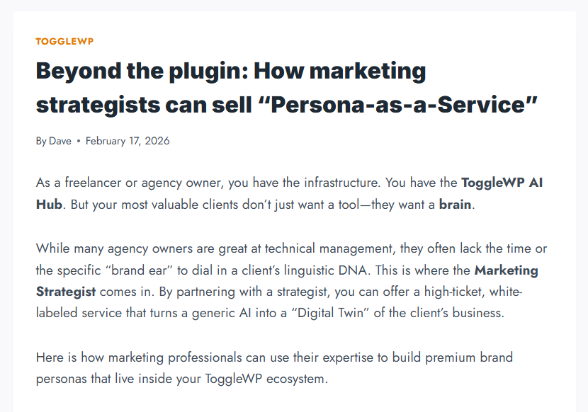 Toggle WP - One Plugin. Modular Power. tweet media