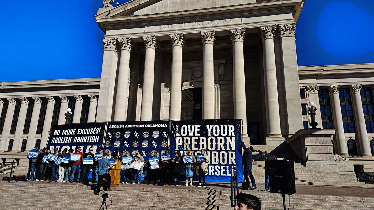 Bill to abolish abortion gains historic support after Capitol rally muskogeepolitico.com/2026/02/bill-t… #okleg #okpol