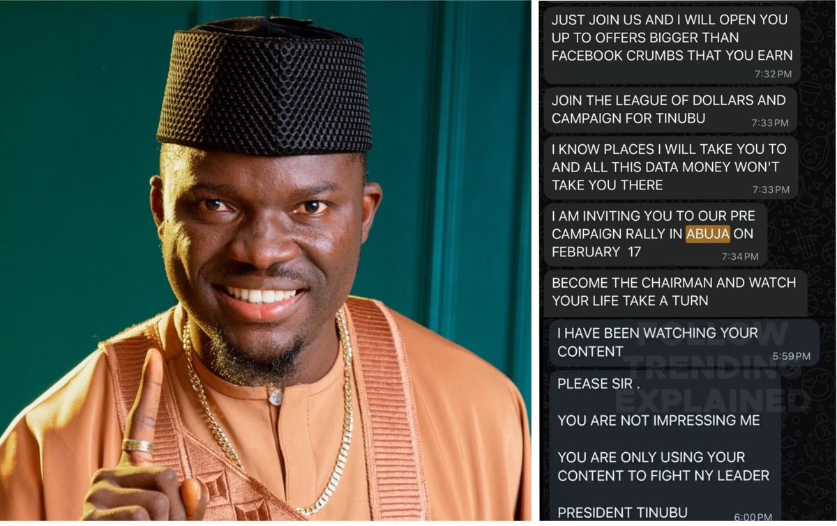 ‘My Ancestors Are Not for Sale’ — Comedian Governor Amuneke Rejects APC Chairmanship Endorsement to Stop Mocking Tinubu’s Failed Government parallelfactsnews.com/my-ancestors-n…