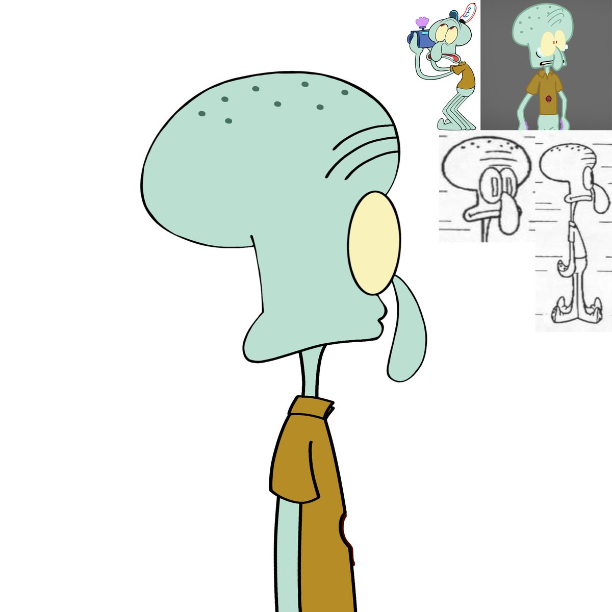 Frybashe139's tweet image. I remembered I have a SpongeBob AU where Plankton accidentally killed Squidward so I got to work... will post finished results soon... #spongebob #SpongeBobSquarePants #SpongeBobAU #Squidward