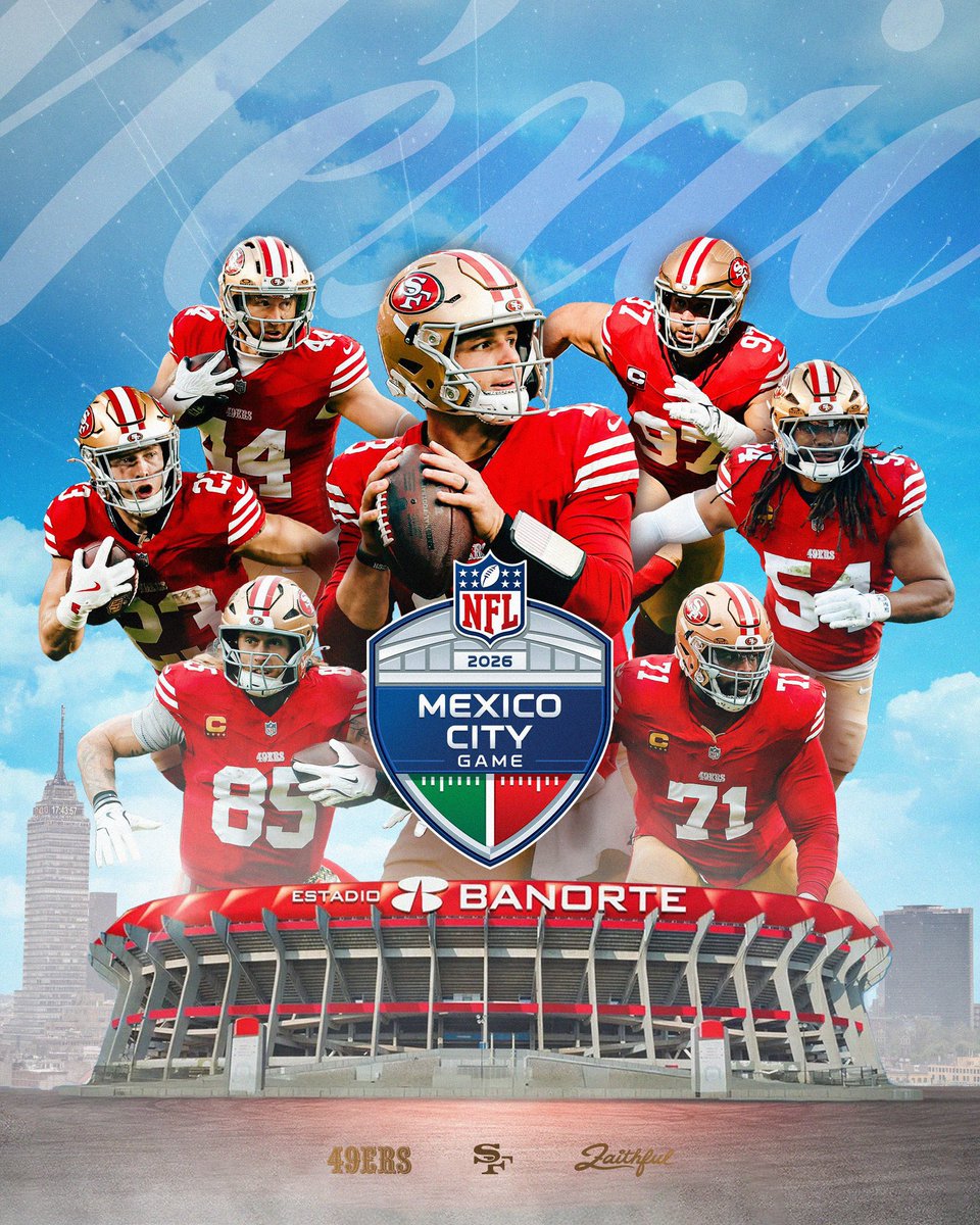 Gran noticia, jugarán los San Francisco 49ers en CDMX Estadio Azteca