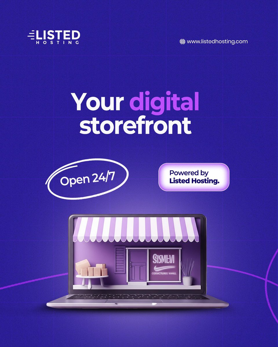 listedhosting's tweet photo. With a powerful website, your brand is open 24/7, ready to attract, engage, and convert customers anytime, anywhere.
Turn your ideas into a digital storefront that works while you sleep. 🚀
Powered by Listed Hosting.
#DigitalStorefront #WebHosting #BusinessOnline #Open247 https://t.co/DaWzSbw6Dp