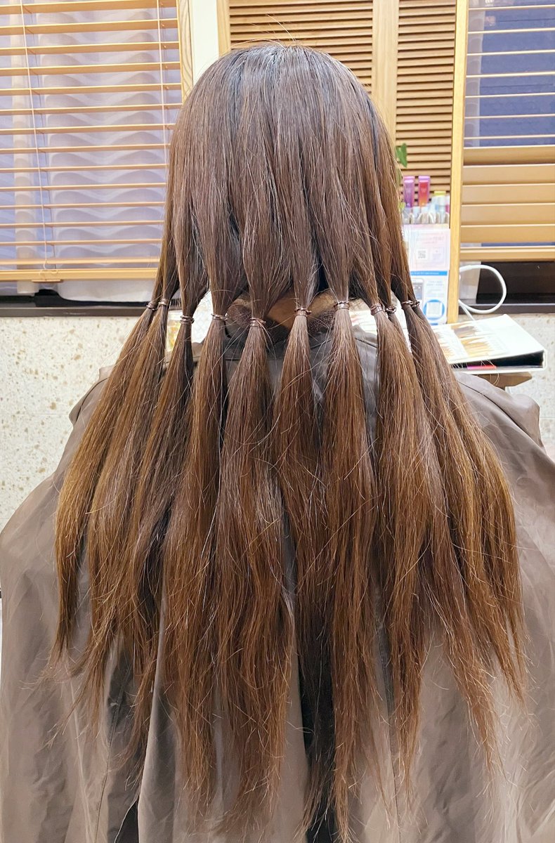 iguana_bu's tweet photo. 前回のヘアドネーションから約3年ちょい
無事、40㎝収穫しました✂️

必要な方へ届きますように✨

えっ？もう一回やるかって？？
…それはどうかな☺️ https://t.co/iv0dTd56a8