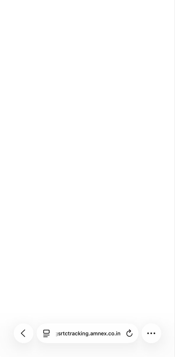 jayeshs0lanki's tweet photo. @OfficialGSRTC @CMOGuj

GSRTC bus tracking map is not working on mobile (iPhone Safari). Bus details are visible but when clicking "Track on Map" it opens a blank page and location is not shown.

Passengers depend on this feature.

#GSRTC #Gujarat #BusTracking https://t.co/WKHdR1oW8o