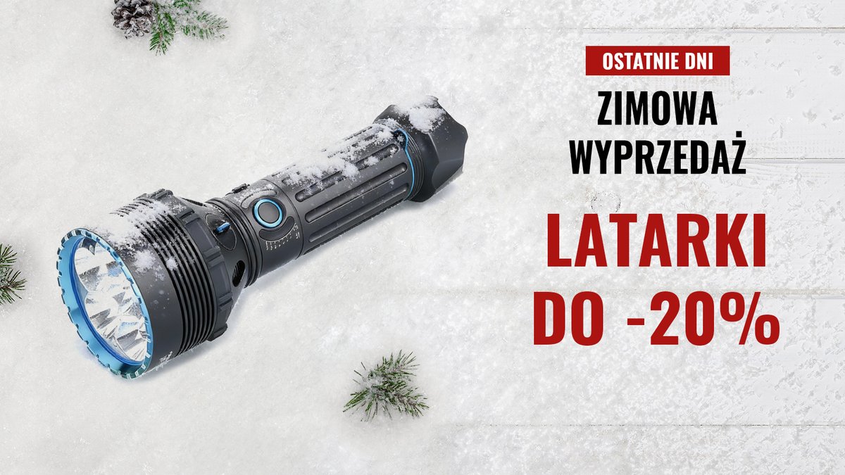 Odpowiednio dobrana latarka zwiększa orientację w terenie, poprawia bezpieczeństwo i daje przewagę tam, gdzie widoczność jest ograniczona. Wybierz swój model!
Latarki do -20% ➡️ mltr.pl/MwpmJk