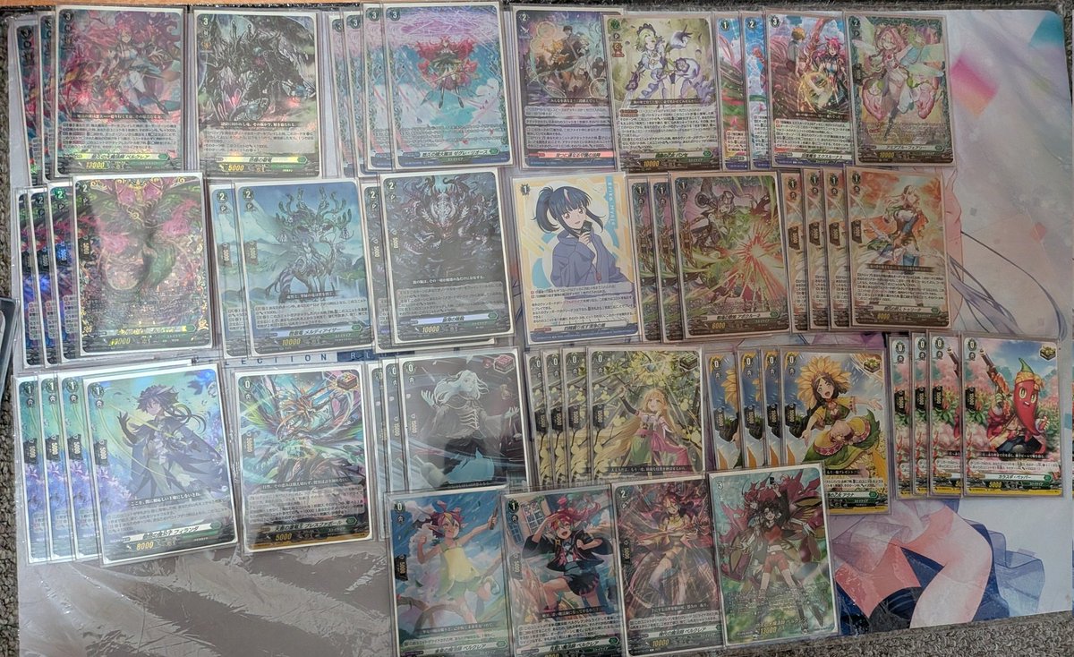 ヴァンガードデッキ紹介 幻真聖戦で登場したベルクレア組みました 極大