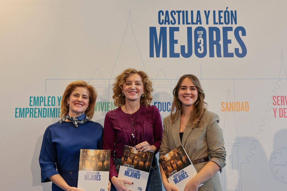 🔵 <a href="/mariapardo/">Maria Leonard</a> <a href="/NoemiRojoS/">Noemi Rojo Sahagún</a> <a href="/mpalomavallejo/">Paloma Vallejo Quevedo</a> acompañan al presidente <a href="/alferma1/">Alfonso F. Mañueco</a> en León.

El compromiso de <a href="/alferma1/">Alfonso F. Mañueco</a> es claro: soluciones reales para los problemas reales.

✔️ Impuestos cero en el medio rural
✔️ Ayudas al alquiler de hasta el 75%
✔️ Refuerzo de Atención Primaria
✔️