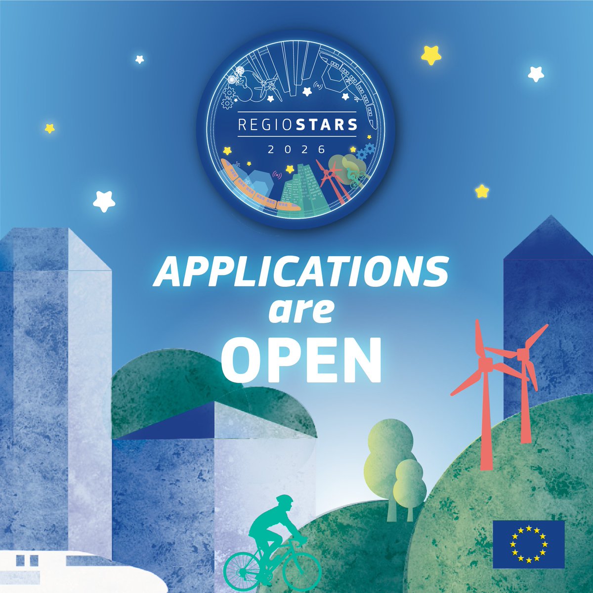 EU_Social's tweet photo. Share your EU-funded project's success! Apply to REGIOSTARS Awards 2026 by 22 May. Showcase your impact on regional development & inspire Europe! ⭐
#REGIOSTARS #EUFunds