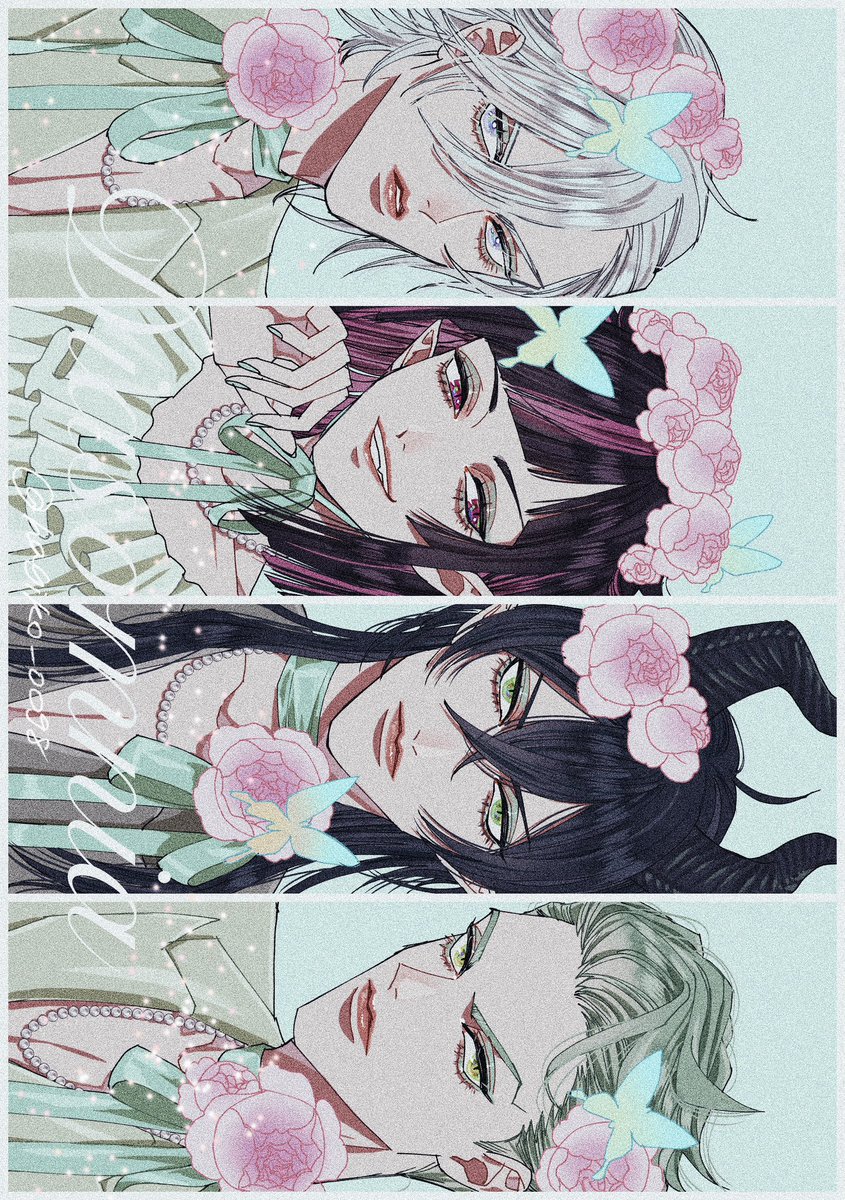 春の祝福☘️
#ツイステファンアート
#twstファンアート