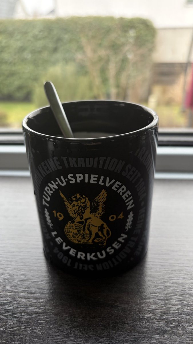 Täglich grüßt das Murmeltier oder doch eher der Minotauros ? Da sind wir wieder bei #OLYB04 Ich hoffe, wir haben diesmal Zielwasser und keinen Ouzo getrunken und nehmen einen Sieg mit. #Bayer04 #Spieltagskaffee #ForzaBayer