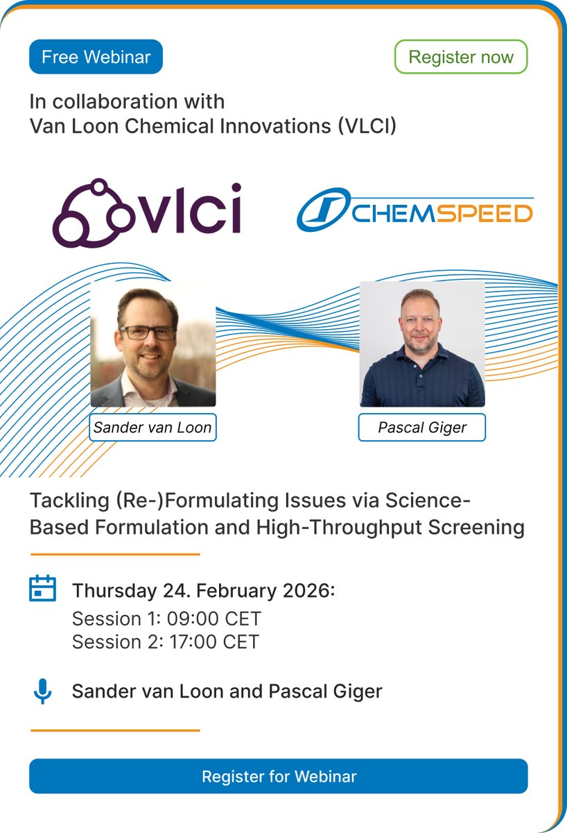 Chemspeed tweet media