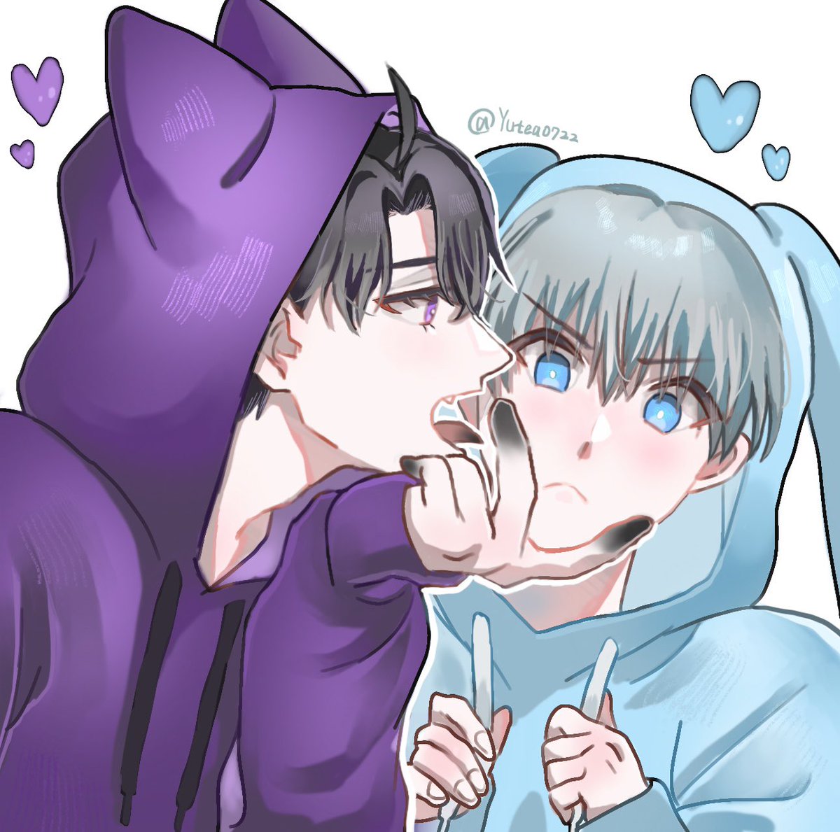 Yutea0722's tweet photo. 💜💙
#헌조살 #thgll https://t.co/ZQJLafLvMC