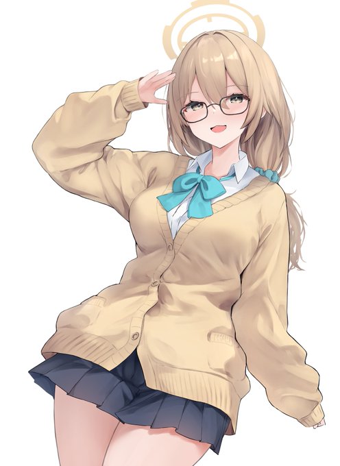 #ブルアカ 
制服アカネ 