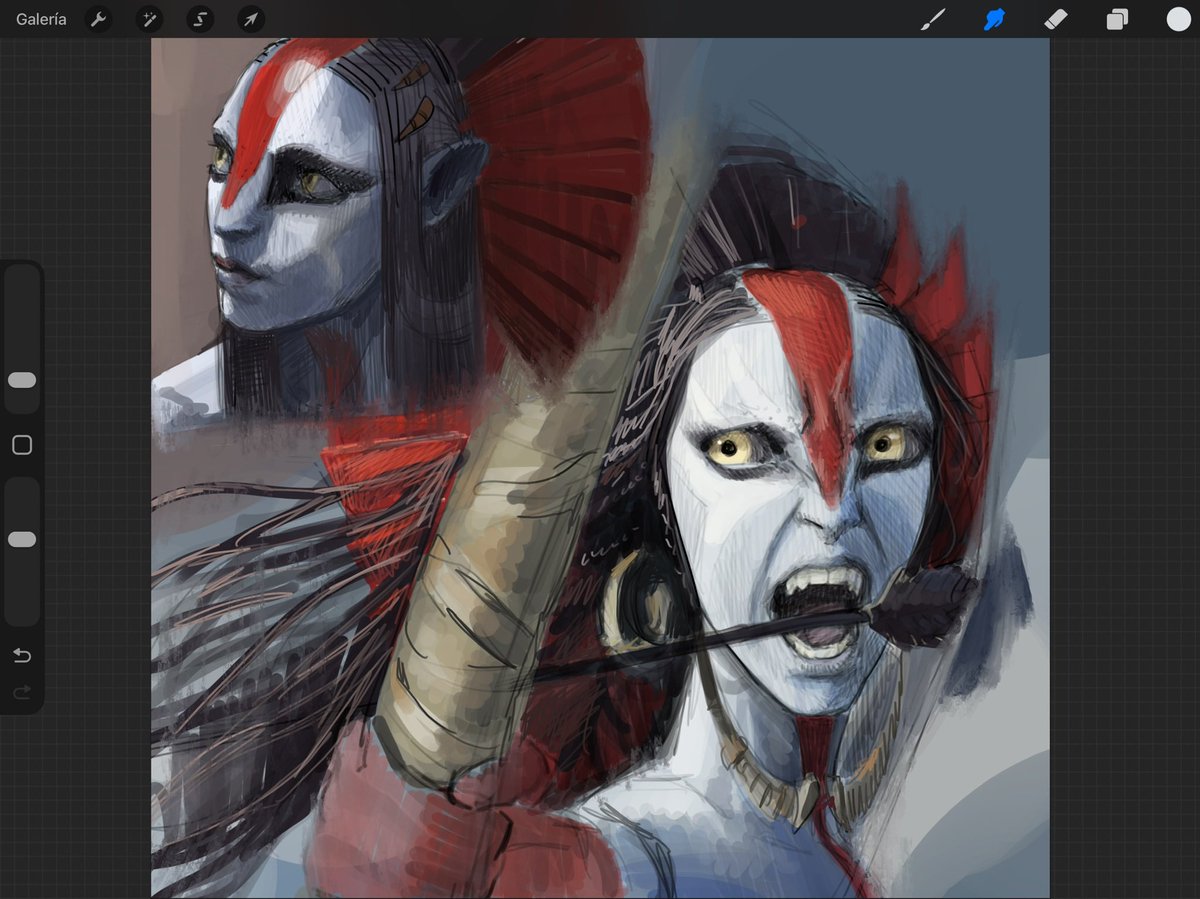 dyvitb's tweet photo. quick varang 
#Avatar #AvatarFireAndAsh #varang #procreate #art https://t.co/koq50CFrsB