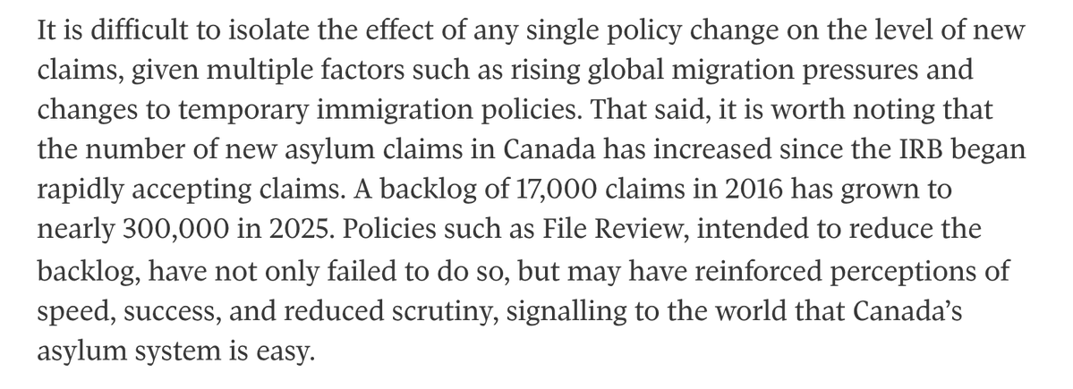 howardanglin's tweet image. This report into the breakdown of the Canadian refugee system by the former director of policy at IRCC and a former member of the Immigration and Refugee Board of Canada should be a major scandal. In a sane country, heads would roll, starting with the ministers who oversaw this