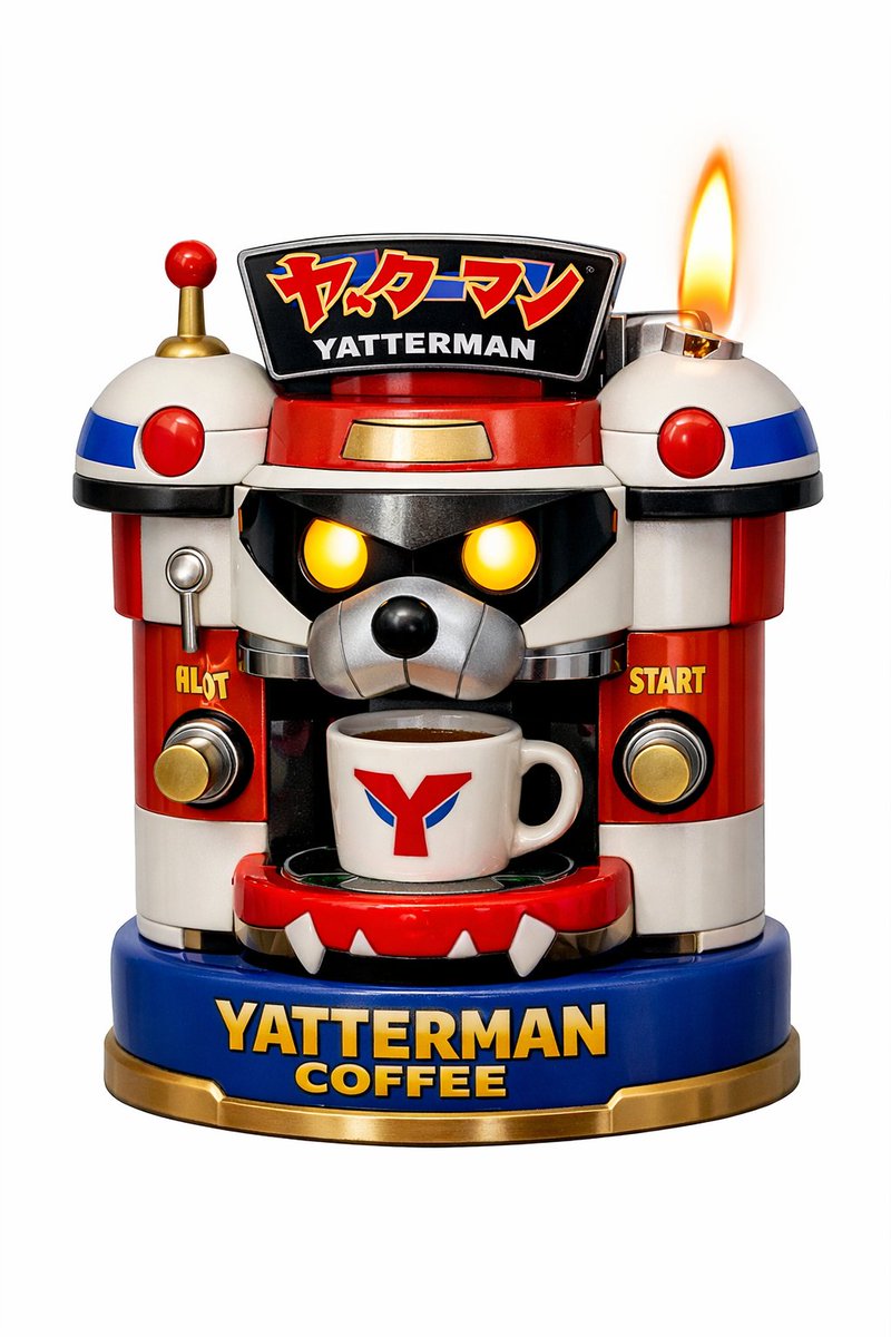 ChatGPTにヤッターマン コーヒーライターの画像を作成するように頼んだ結果