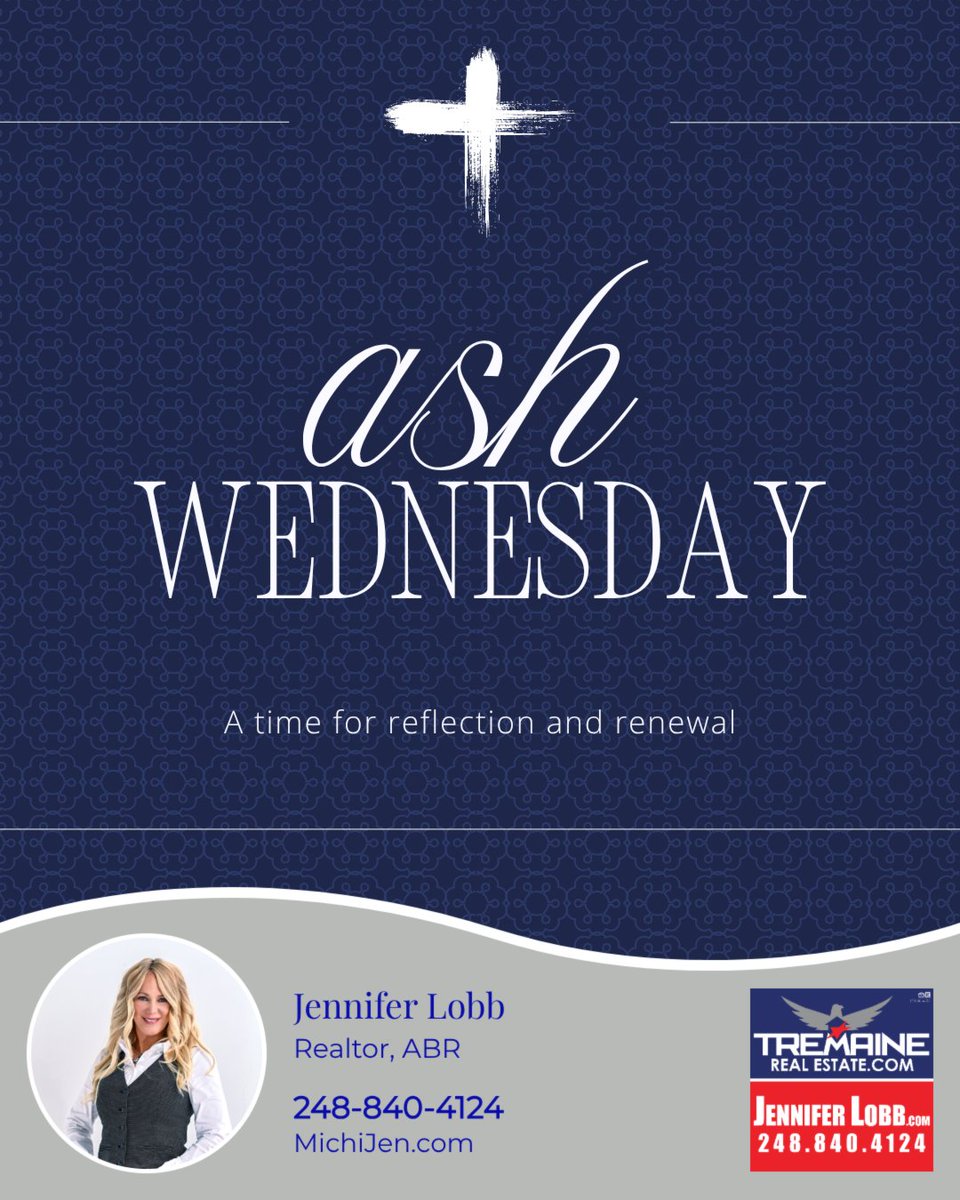 LobbJen's tweet photo. Today marks Ash Wednesday — a time for reflection, renewal, and intention.

🌟 A fresh reminder that growth often starts from within.

#ashwednesday #celebrate #reflection #renewal https://t.co/T0jALVCekS