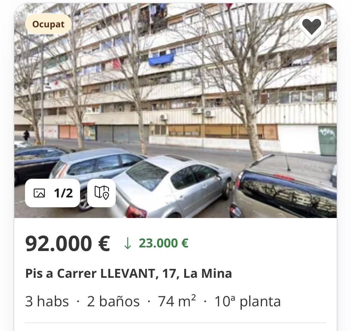 Quien no se independiza es por que no quiere. 

¡Mirad que precios! Encima con un descuento de 23.000€.

Ideal para parejas con un hijo o con un perro.

⤵️⤵️