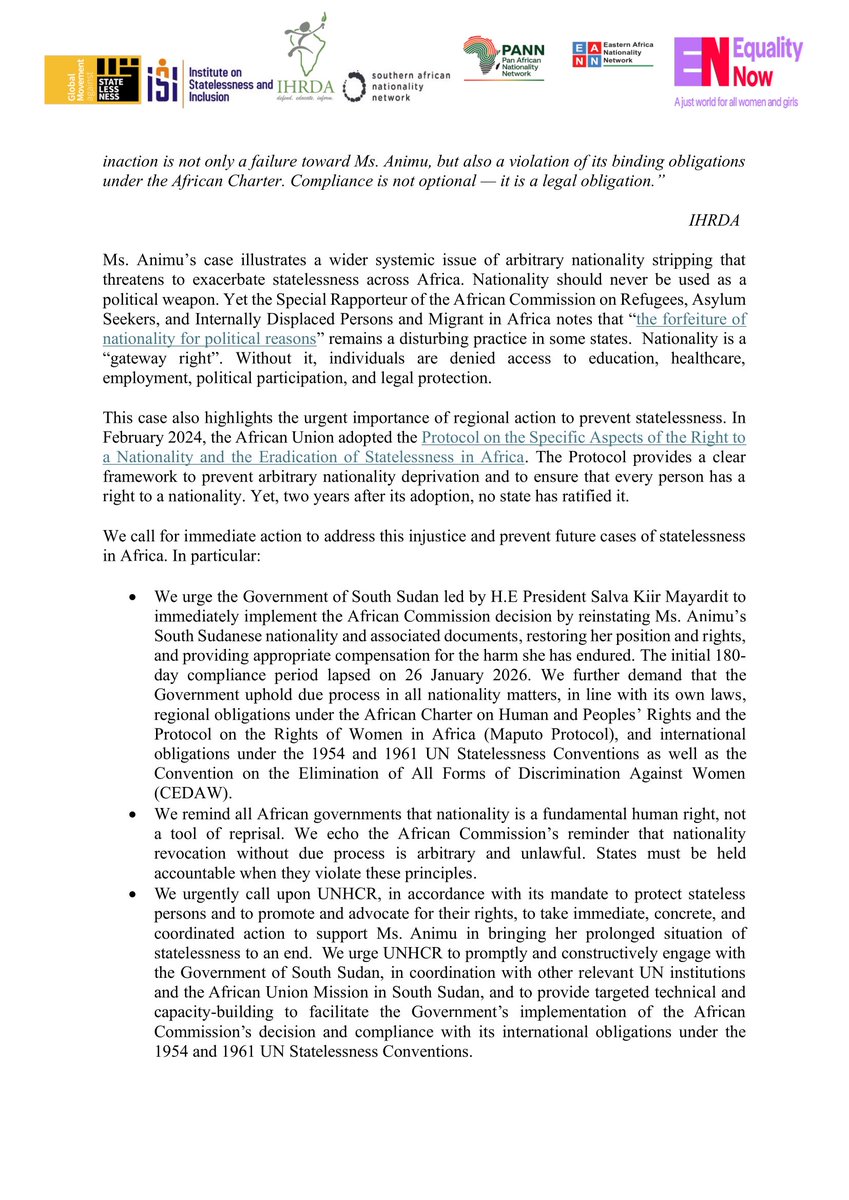 Nubian Rights Forum tweet media