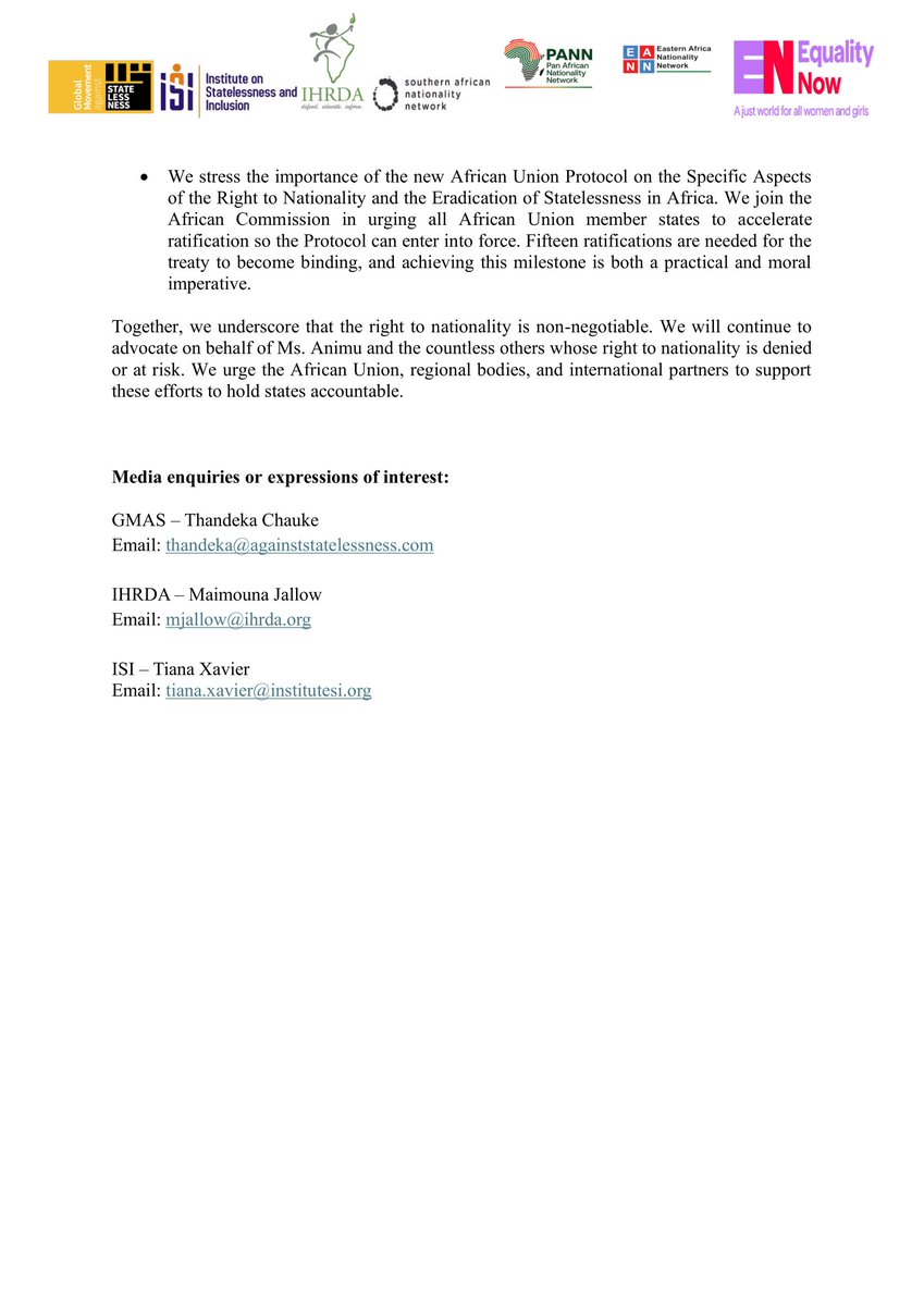Nubian Rights Forum tweet media