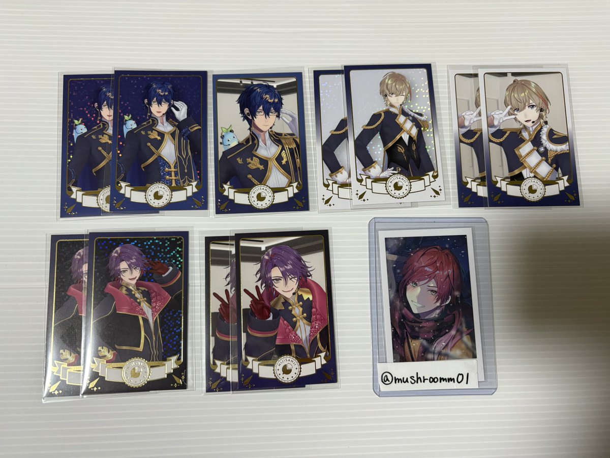 mushroomm01's tweet photo. 【交換】 にじさんじ 共通衣装3Dグッズ チェキ風カード Bグループ 8th with cake！ 8周年 ランダムステッカー 特典 クリアカード ミニクリアファイル

譲→画像1.2枚目
求→3枚目

郵送希望📮
FF内外、検索からでのお声かけお待ちしております。 https://t.co/CmnM7nnPSZ