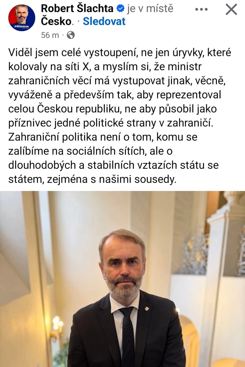 Macinkovo řádění způsobilo, že člověk sdílí Šlachtu a souhlasí s ním. O tempora, o mores...
