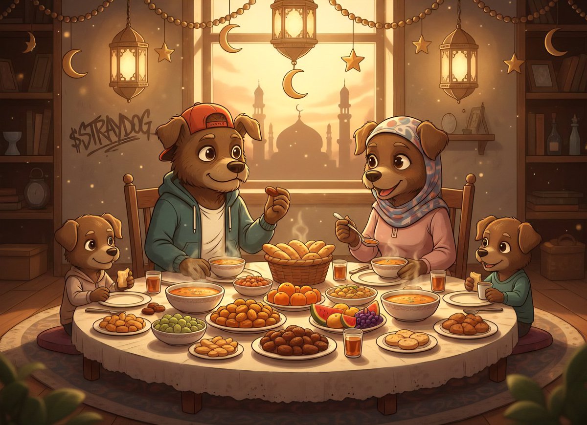 straydogcoin's tweet photo. 🌙✨ Ramadan Mubarak, $StrayDog Community ✨🌙

To all our brothers and sisters observing this holy month - may this Ramadan bring you peace, strength, discipline, and abundant blessings.

May your fasts be accepted, your prayers answered, and your hearts filled with light. 🤲
❤️ https://t.co/1lsmweEcMa