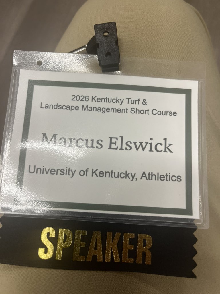 bigcuzelswick's tweet photo. Thanks to @kennethdclayton &amp; @KYHorticulture for allowing me to come speak this morning about UK athletics: Renovations, Maintenance, &amp; Culture! 

Also, got to talk about all the exciting things going on with @kysfma! https://t.co/Khj3tzdUZ1