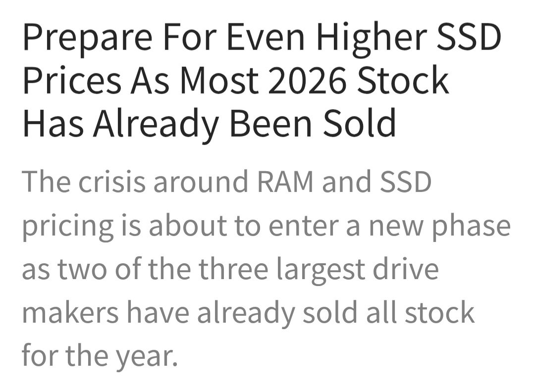 SSDSOL's tweet image. $SSD

YOU ARE NOT PREPARED 

gamespot.com/articles/prepa…