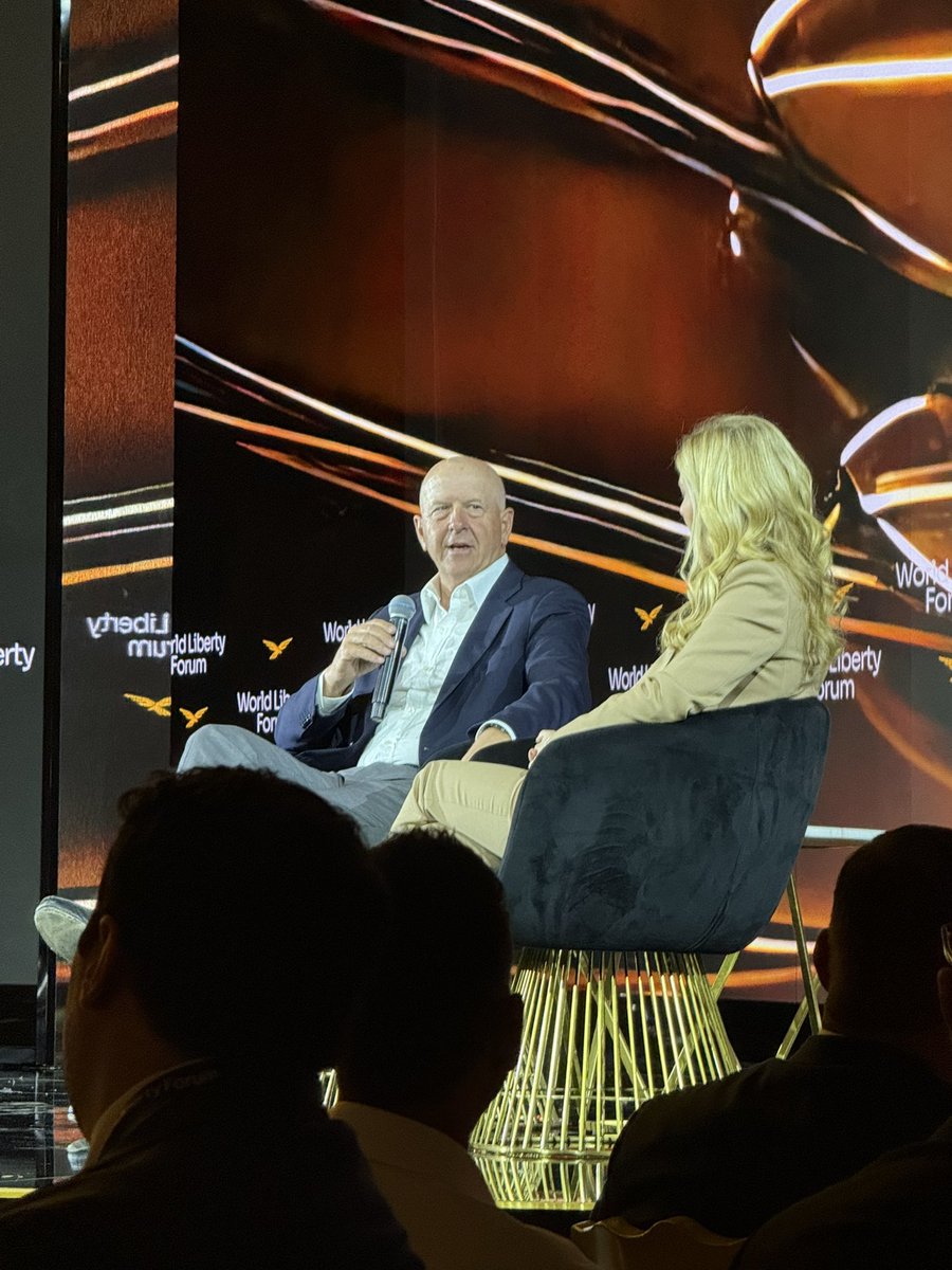 BBilowitzki's tweet photo. No surprise there from David Solomon, @GoldmanSachs, that AI and Tokenisation are the future for financial markets… The HOW and with WHO is the question that needs answering!

@worldlibertyfi @Concordium https://t.co/awglmN9YOX