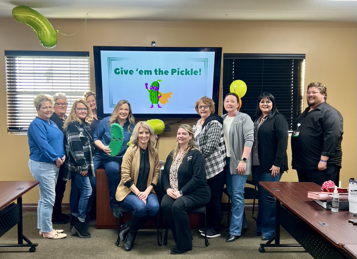 Last week the Brookstone Estates Executive Directors gathered for a day of sharing and learning! The customer service focused theme was "Give 'em the Pickle!"