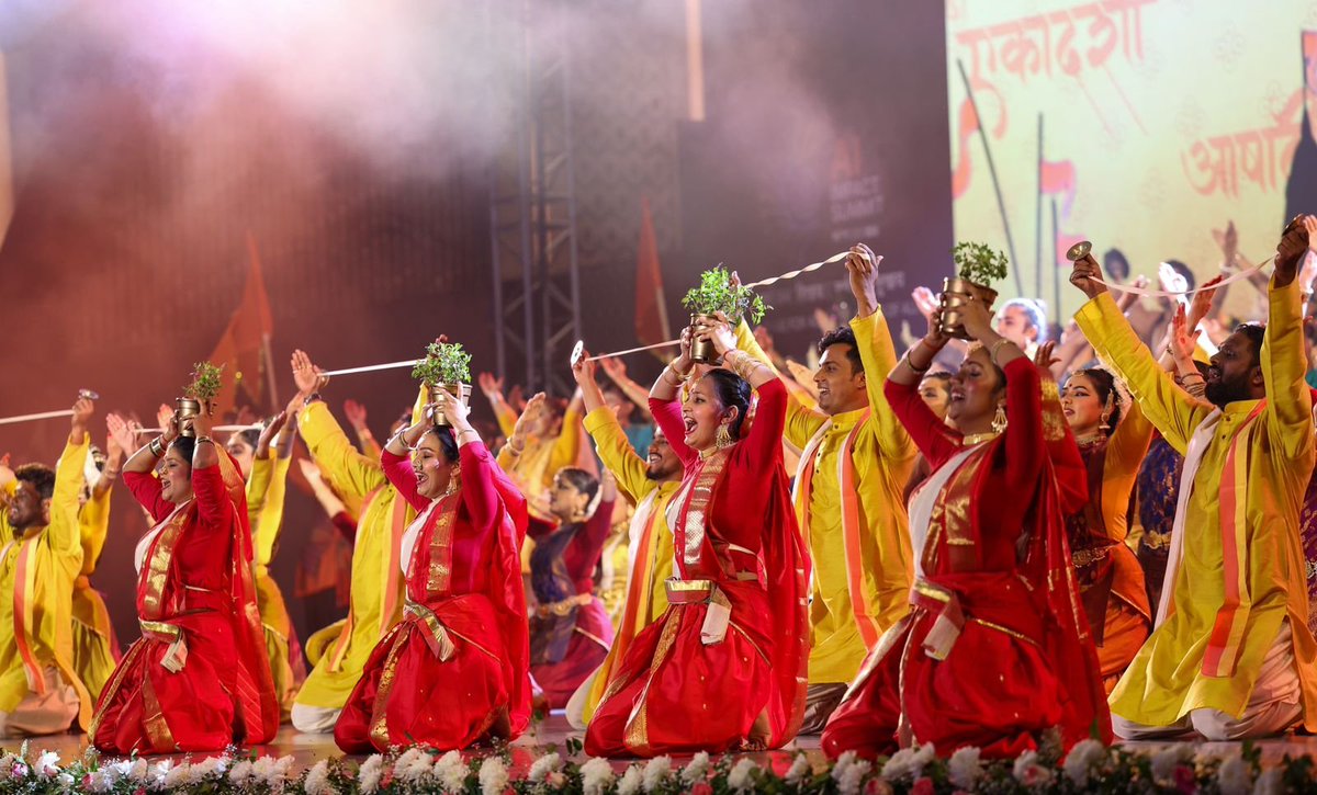 The cultural programme at Bharat Mandapam showcased India’s rich heritage and traditions!