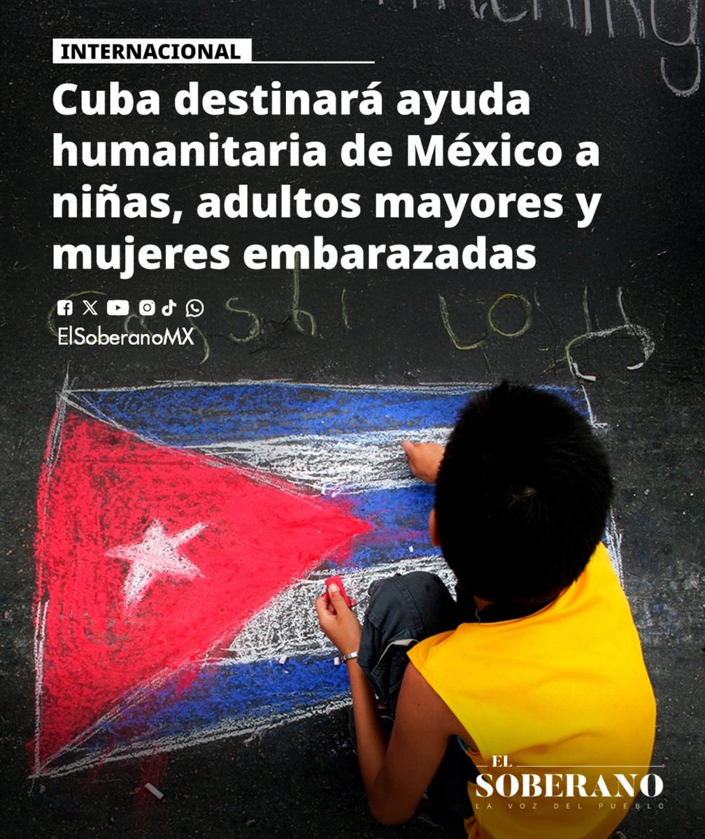 La ayuda mexicana irá directamente a los sectores más vulnerables 🇲🇽