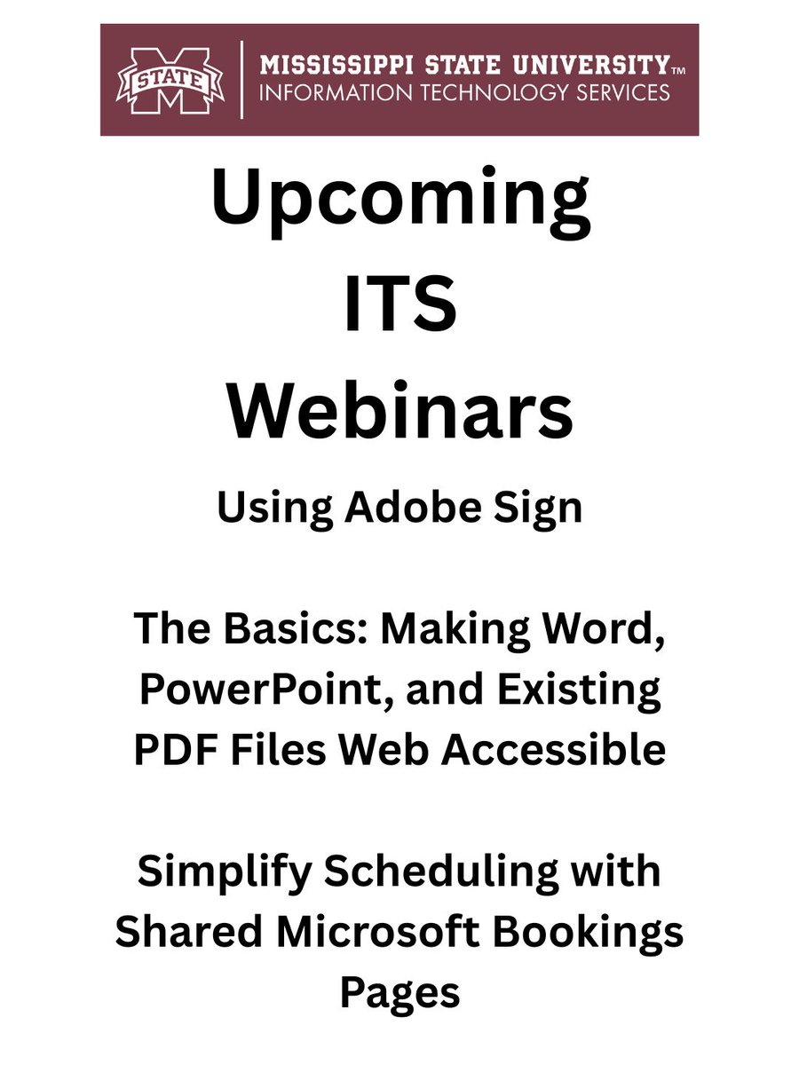 msstate ITS tweet media